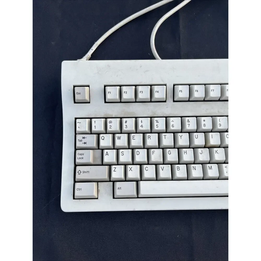 Digital PCXAL-AA Vintage Keyboard Mechanical Style Coiled Cable Made In Mexico